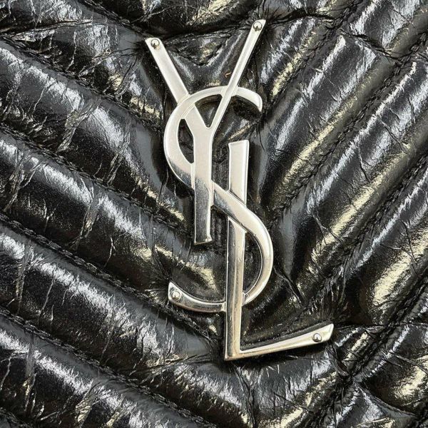 サンローランパリ ショルダーバッグ Vステッチ ルー カメラバッグ 468537 SAINT LAURENT PARIS YSL 黒 タッセル