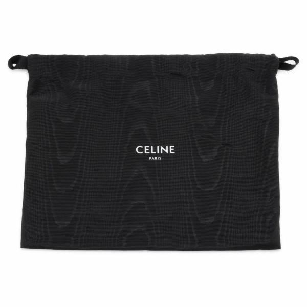 セリーヌ ショルダーバッグ トリオンフ ミディアム PVC 194502FQ1 CELINE バッグ メッセンジャーバッグ 黒 白