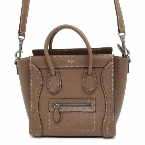 セリーヌ ハンドバッグ ラゲージ ナノショッパー 189243 CELINE バッグ 2wayショルダーバッグ