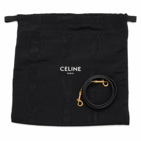 セリーヌ ハンドバッグ ベルトバッグ マイクロ レザー 189153 CELINE 2wayショルダーバッグ 黒