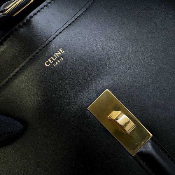 セリーヌ ハンドバッグ 16 セーズ 188003 カーフレザー CELINE バッグ 2wayショルダーバッグ 黒