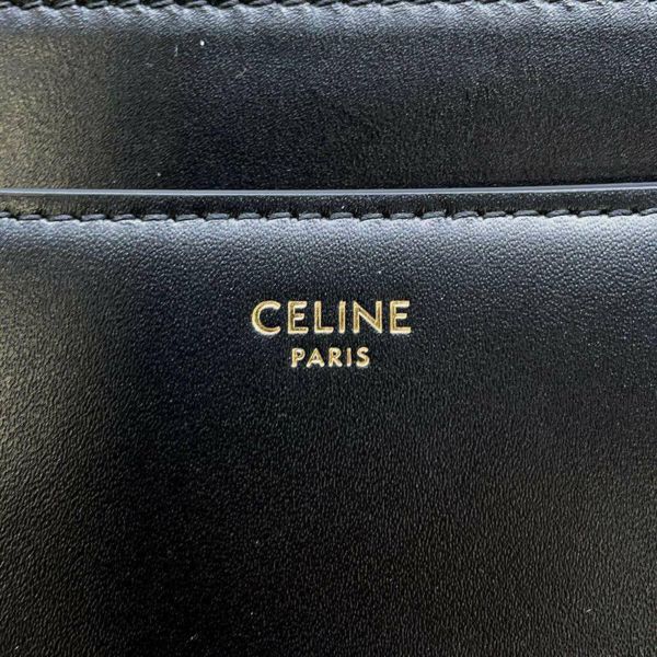 セリーヌ ハンドバッグ 16 セーズ 188003 カーフレザー CELINE バッグ 2wayショルダーバッグ 黒