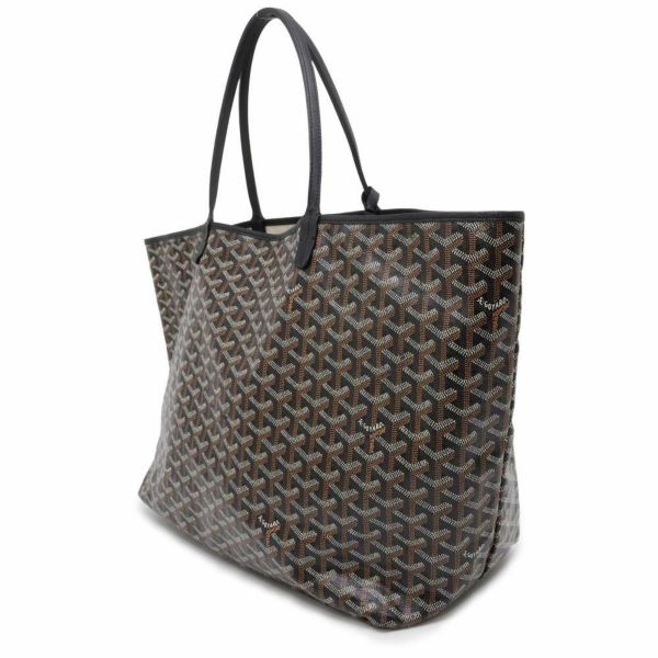 ゴヤール トートバッグ サンルイGM PVC STLOUIGMLTY08CL08P GOYARD ポーチ付き 黒