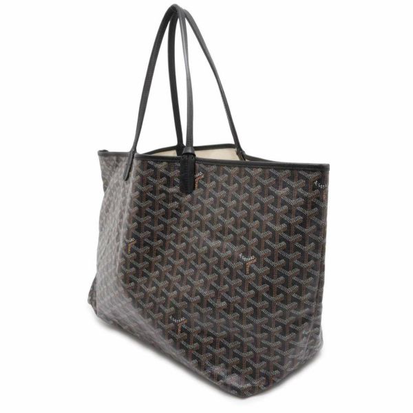 ゴヤール トートバッグ サンルイGM PVC STLOUIGMLTY08CL08P GOYARD ポーチ付き 黒