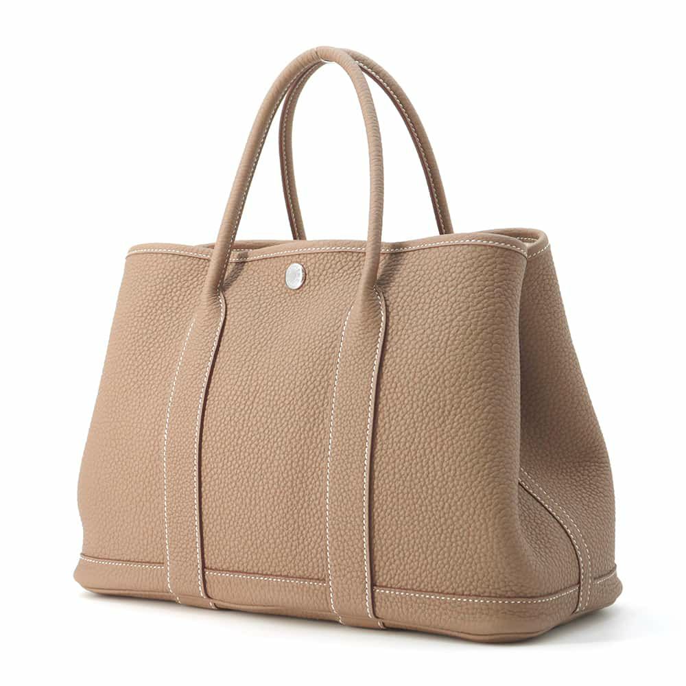エルメス トートバッグ ガーデンパーティTPM エトゥープ/シルバー金具 ネゴンダ W刻印