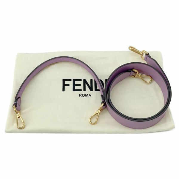 フェンディ ショルダーバッグ ズッカ バゲット レザー 8BR600 FENDI ワンショルダー 2wayハンドバッグ