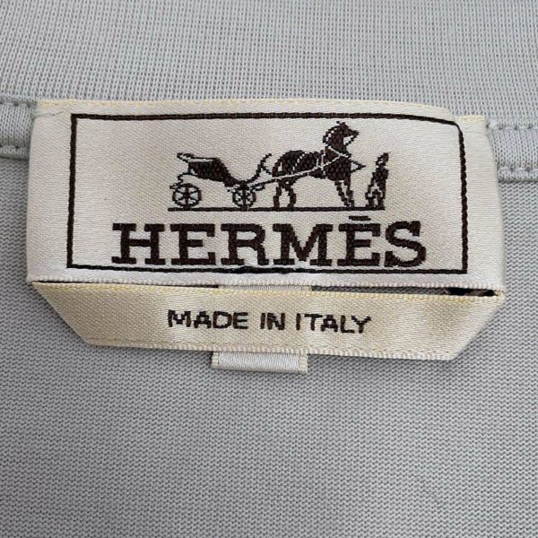 エルメス Ｔシャツ ディテール サドルステッチ コットン メンズサイズL HERMES アパレル