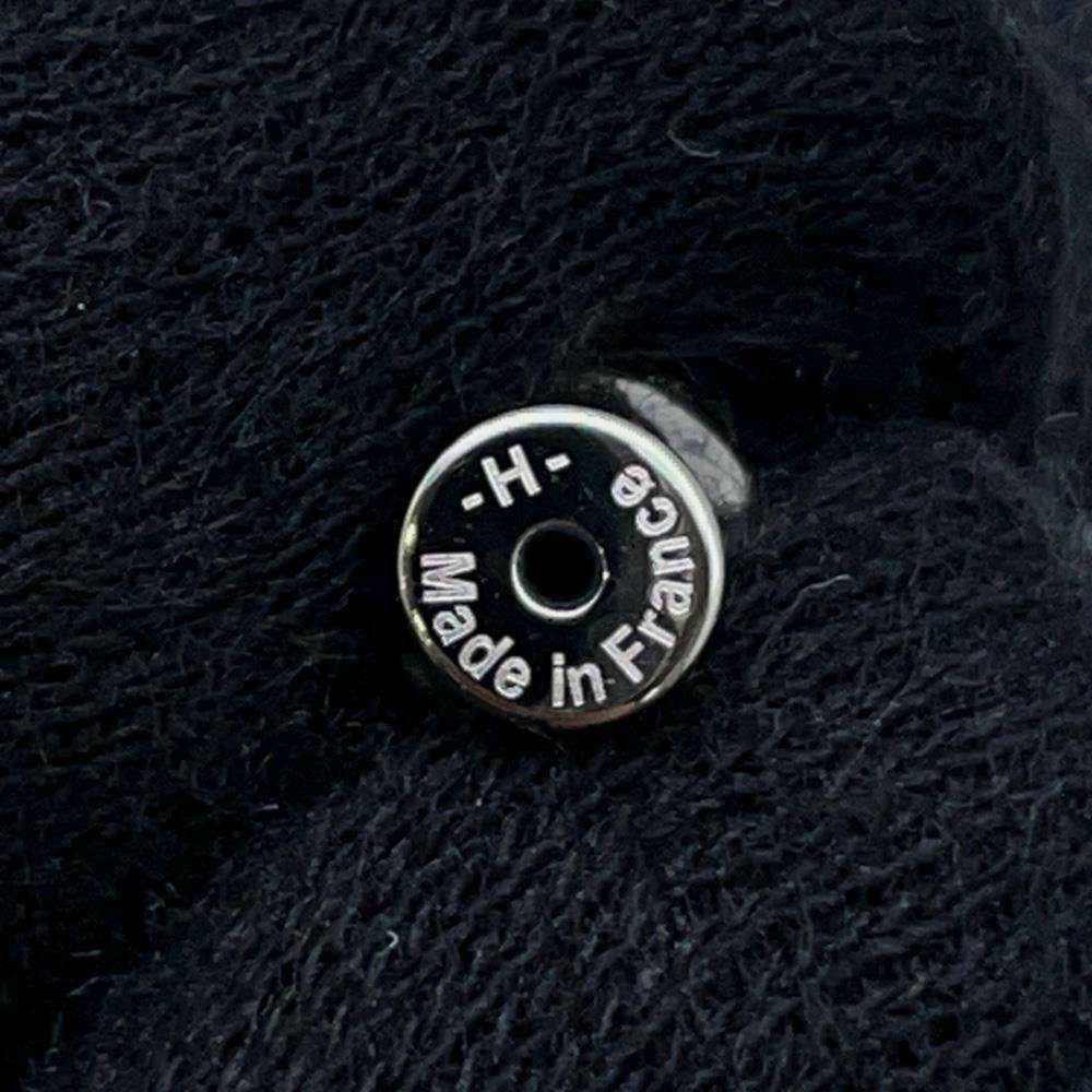 エルメス ピアス ミニ・ポップアッシュ ホワイト/シルバー金具 Hモチーフ HERMES Pop H ポップH 白