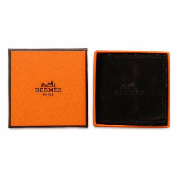 エルメス ピアス ミニ・ポップアッシュ ホワイト/シルバー金具 Hモチーフ HERMES Pop H ポップH 白