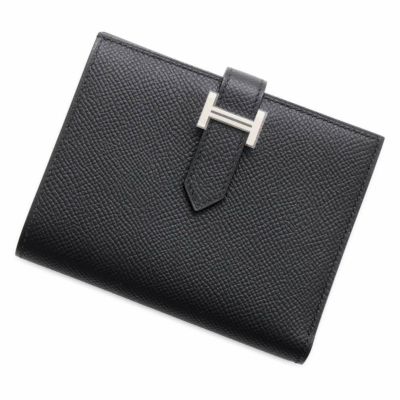 エルメス 長財布 ケリーウォレット ロング ブラック/シルバー金具 エプソン W刻印 黒 | 中古・新品ブランド販売ギャラリーレア公式通販