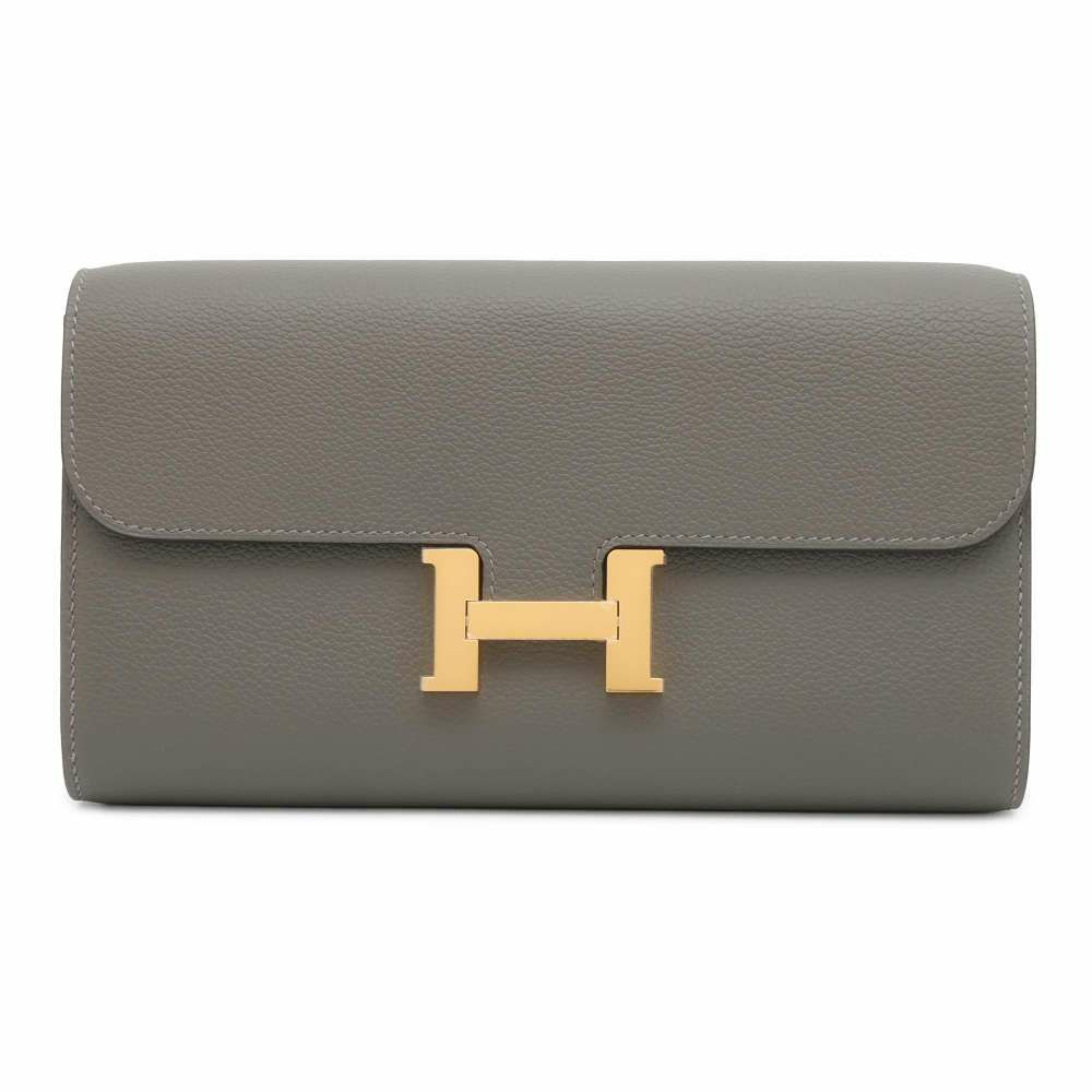 エルメス 長財布 コンスタンス トゥーゴー ロング グリメイヤー/ゴールド金具 エバーカラー W刻印 財布