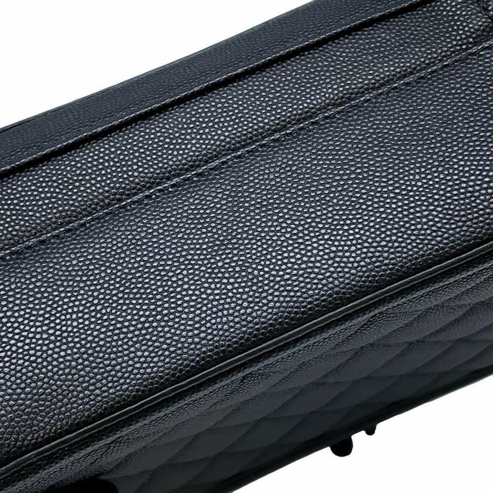 シャネル チェーンショルダーバッグ CCフィリグリー バニティバッグ キャビアスキン A93343 CHANEL バッグ 黒