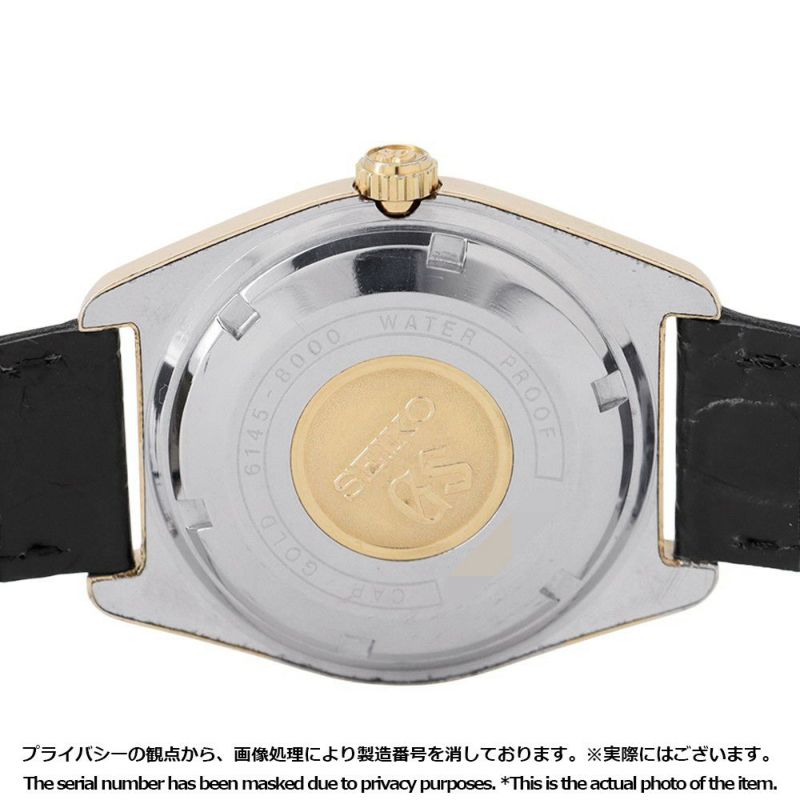 セイコー グランドセイコー デイト 61GS ハイビート 6145-8000 SEIKO 腕時計 シルバー文字盤