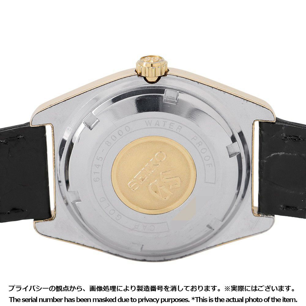 セイコー グランドセイコー デイト 61GS ハイビート 6145-8000 SEIKO 腕時計 シルバー文字盤