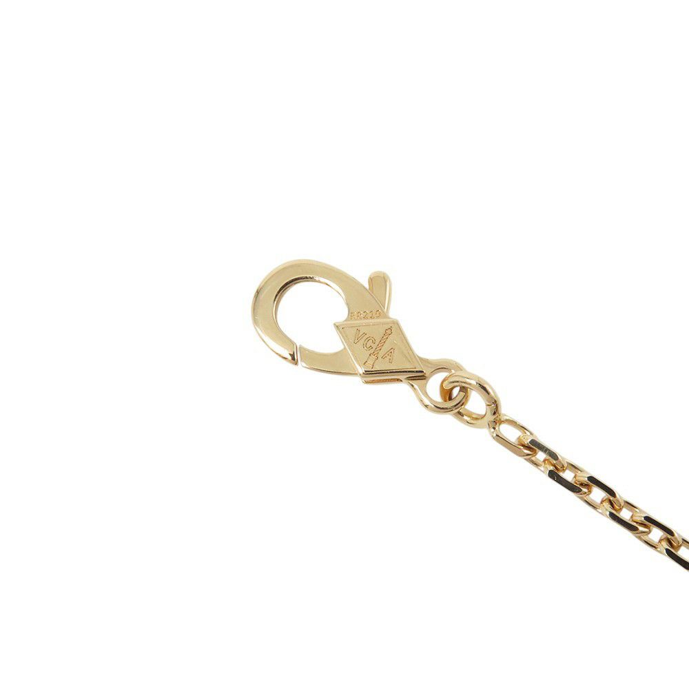 ヴァンクリーフ&アーペル ネックレス マジック アルハンブラ ロングネックレス 1モチーフ オニキス K18YGイエローゴールド VCARO49M00