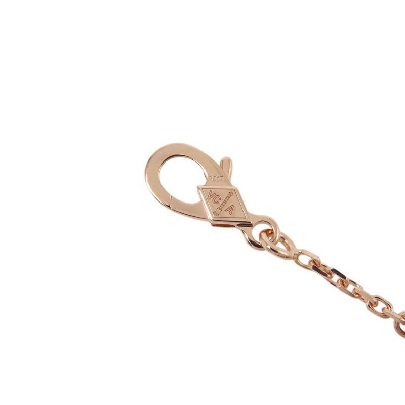 ヴァンクリ ネックレス ヴィンテージ アルハンブラ ピンクマザーオブパール/ダイヤ 1P K18PG VCARPMOP00 2025年ホリデー限定