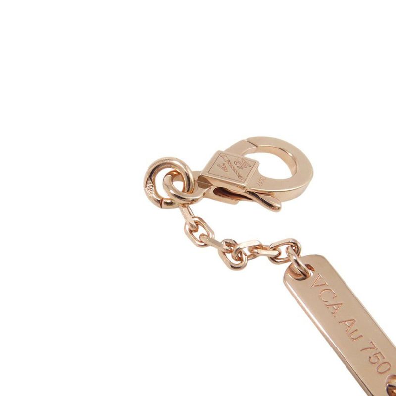 ヴァンクリ ネックレス ヴィンテージ アルハンブラ ピンクマザーオブパール/ダイヤ 1P K18PG VCARPMOP00 2025年ホリデー限定