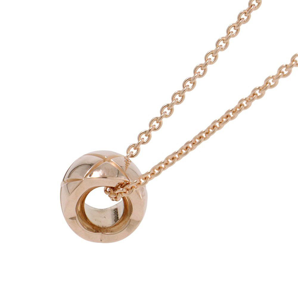 シャネル ネックレス ココクラッシュ K18PGピンクゴールド J12306 CHANEL ジュエリー