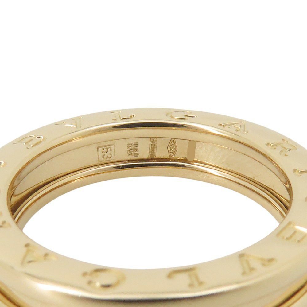 ブルガリ リング ビーゼロワン B-zero1 1バンド K18YGイエローゴールド サイズ53 BVLGARI 指輪 ジュエリー