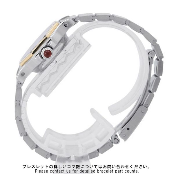 カルティエ サントス オクタゴン SM Cartier 腕時計 ボルドー文字盤