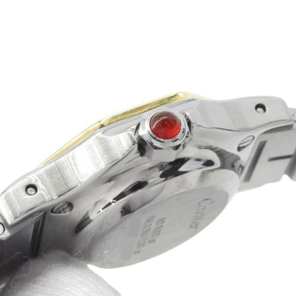 カルティエ サントス オクタゴン SM Cartier 腕時計 ボルドー文字盤