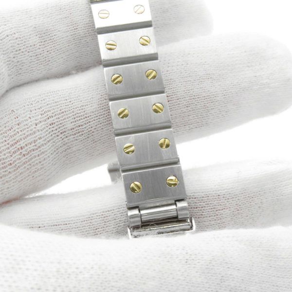 カルティエ サントス オクタゴン SM Cartier 腕時計 ボルドー文字盤