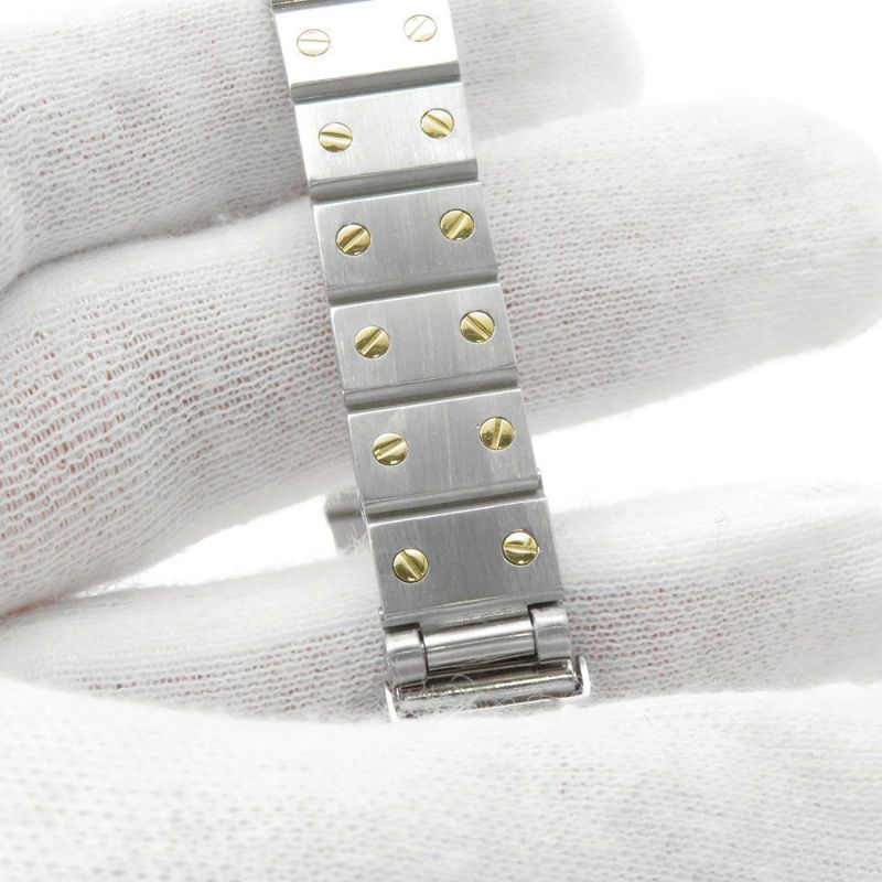 カルティエ サントス オクタゴン SM Cartier 腕時計 ボルドー文字盤