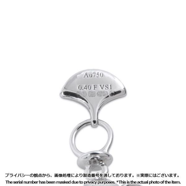 グラフ ネックレス アイコン ラウンド ダイヤモンド ペンダント ダイヤ 中石0.40ct K18WGホワイトゴールド GIA鑑定書付き