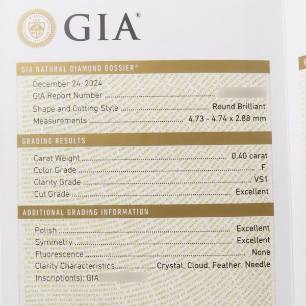 グラフ ネックレス アイコン ラウンド ダイヤモンド ペンダント ダイヤ 中石0.40ct K18WGホワイトゴールド GIA鑑定書付き