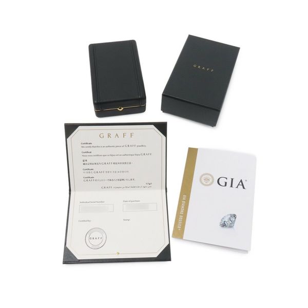 グラフ ネックレス アイコン ラウンド ダイヤモンド ペンダント ダイヤ 中石0.40ct K18WGホワイトゴールド GIA鑑定書付き