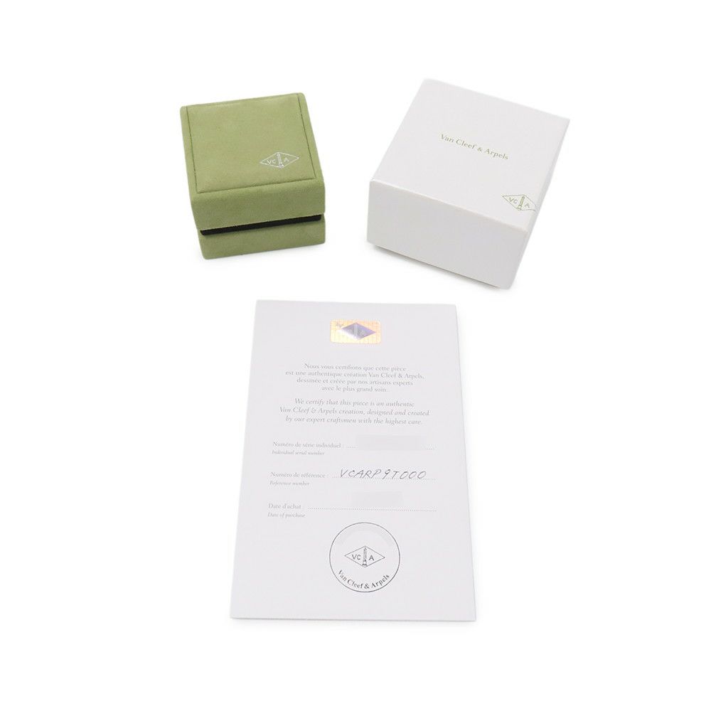 ヴァンクリ ネックレス ヴィンテージ アルハンブラ シルバーオブシディアン/ダイヤ 1P K18PG VCARP9T000 2023年ホリデー限定