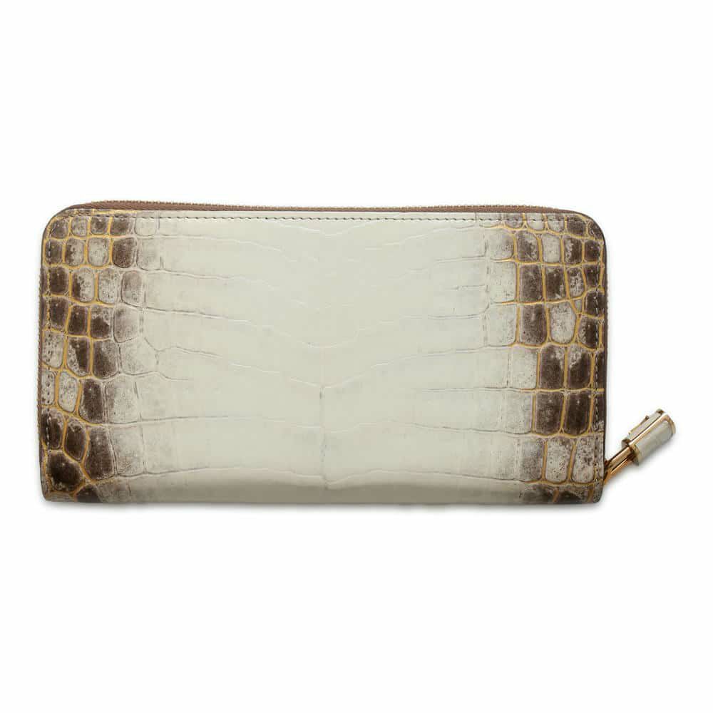 ルイヴィトン 長財布 クロコダイル ブリリアント ジッピー・ウォレット N98109 LOUIS VUITTON 財布 白