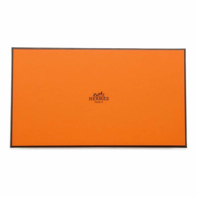 エルメス 長財布 ケリーウォレット ロング ブラック/シルバー金具 エプソン W刻印 黒