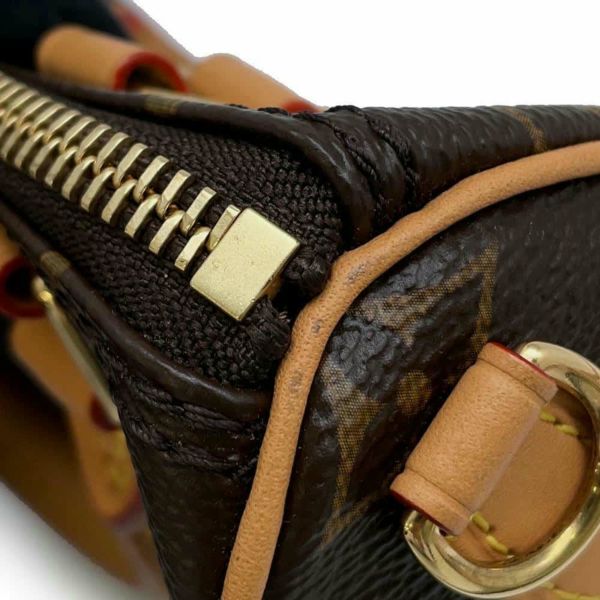 ルイヴィトン ハンドバッグ モノグラム ナノ・スピーディ M81085 LOUIS VUITTON バッグ 2wayショルダーバッグ