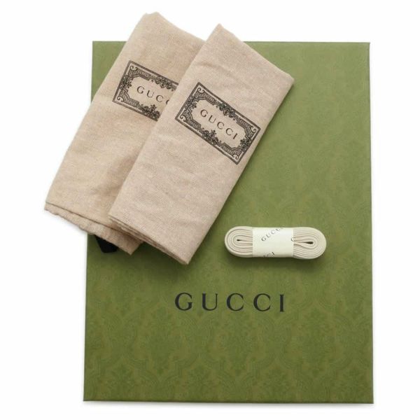 グッチ スニーカー テニス 1977 ハイカット GGキャンバス メンズサイズ8 745999 GUCCI 靴 白