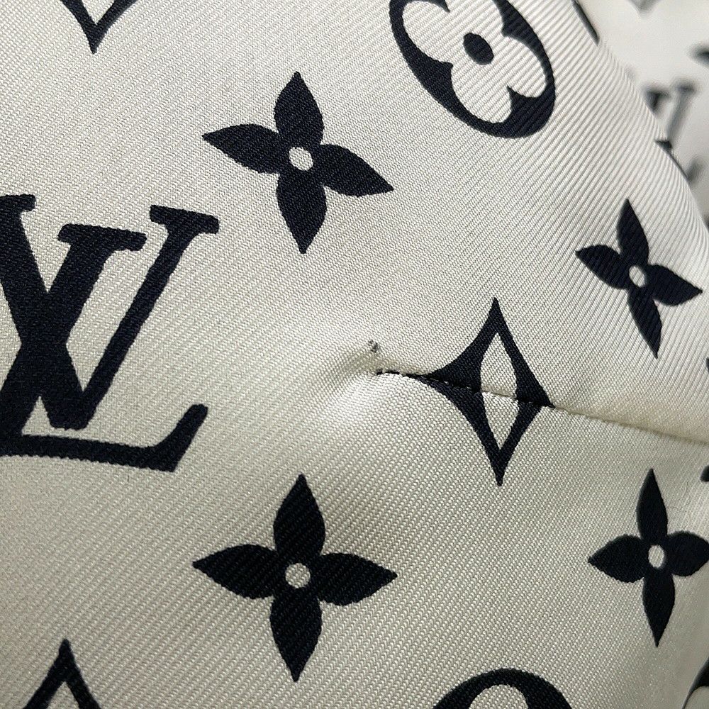 ルイヴィトン ファージャケット ダミエ フォックス インターシャ レディースサイズ38 1A5RDH 黒 ブラック 白