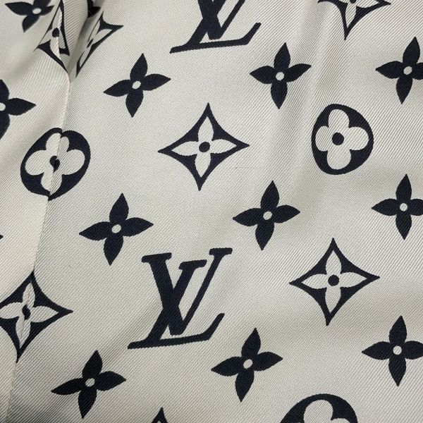 ルイヴィトン ファージャケット ダミエ フォックス インターシャ レディースサイズ38 1A5RDH 黒 ブラック 白