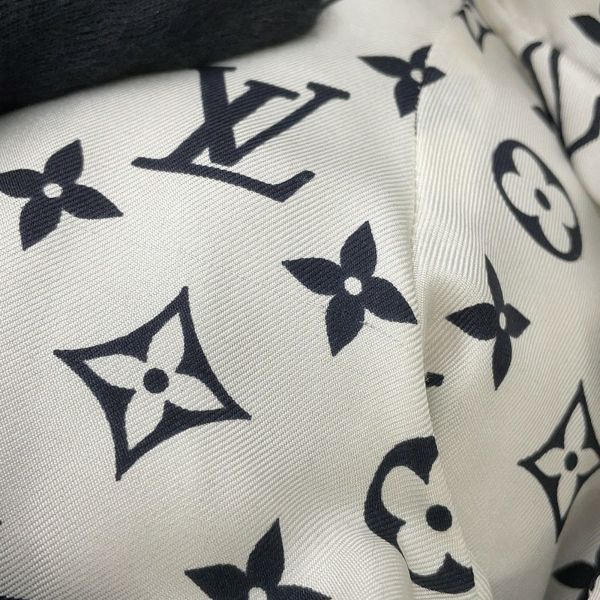 ルイヴィトン ファージャケット ダミエ フォックス インターシャ レディースサイズ38 1A5RDH 黒 ブラック 白