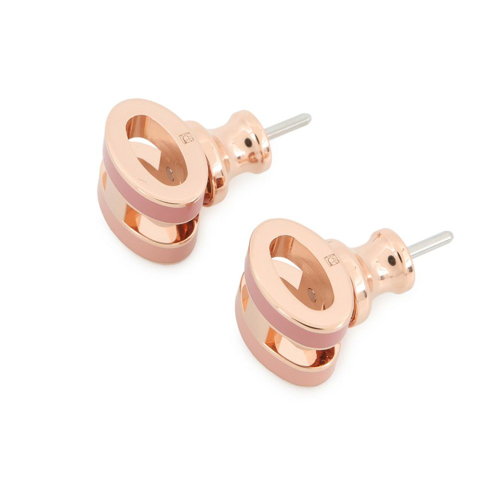 エルメス ピアス ミニ・ポップアッシュ ロカバール ビューティー/ピンクゴールド金具 HERMES アクセサリー