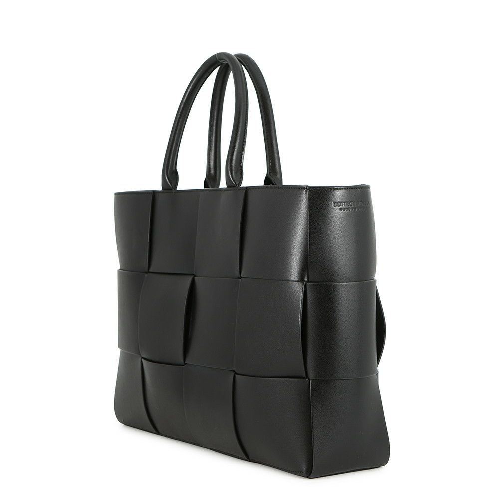 ボッテガヴェネタ トートバッグ マキシイントレチャート アルコトート 756682 BOTTEGA VENETA 黒