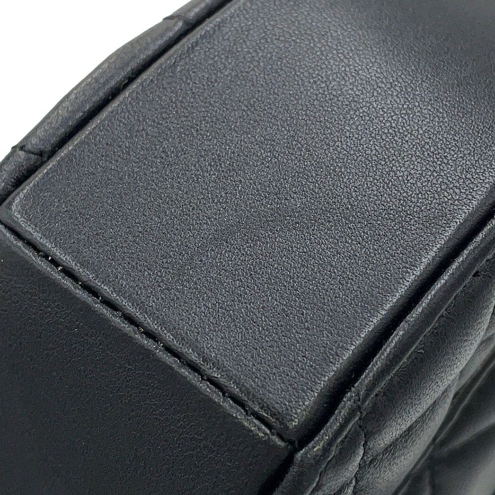 シャネル チェーンショルダーバッグ マトラッセ ココマーク ハート ラムスキン AP2784 CHANEL 黒