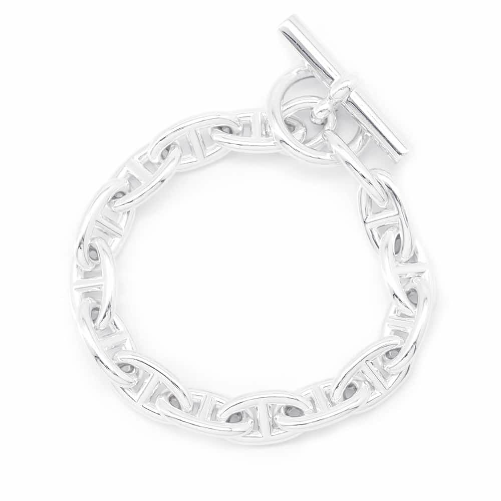 エルメス ブレスレット シェーヌダンクルGM 15コマ SV925シルバー HERMES ジュエリー