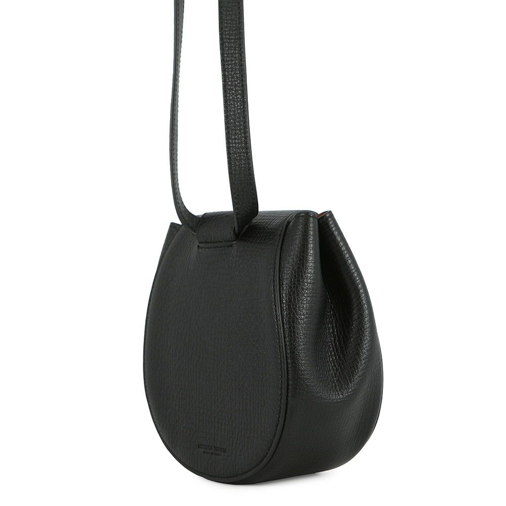 ボッテガヴェネタ ショルダーバッグ パルメラート ベルトバッグ レザー 576643 BOTTEGA VENETA 黒