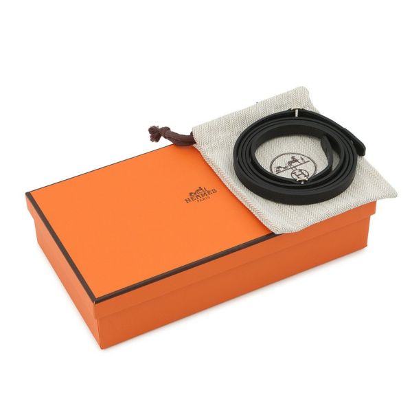 エルメス ケリーウォレット ロング トゥーゴー ブラック/エレクトラム金具 シェブルシャムキラ K刻印 HERMES 黒