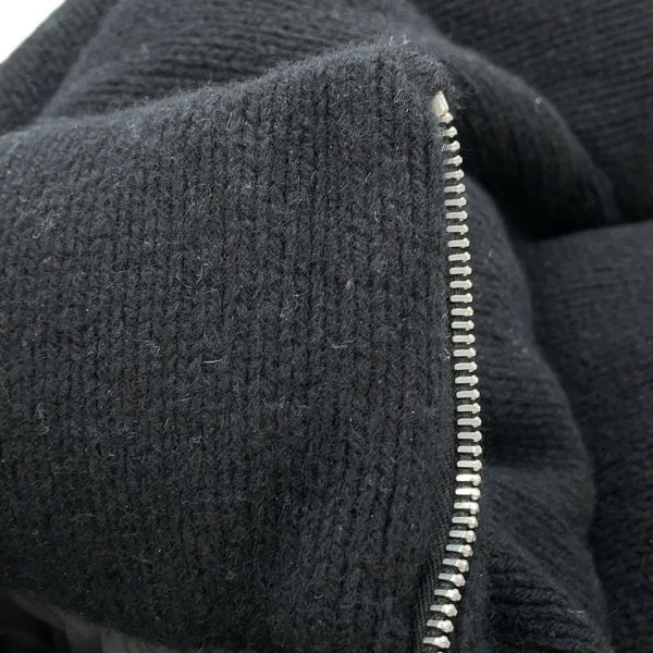 プラダ ダウンジャケット ニットダウンジャケット ウール レディースサイズ36 P25I07 PRADA アウター 黒