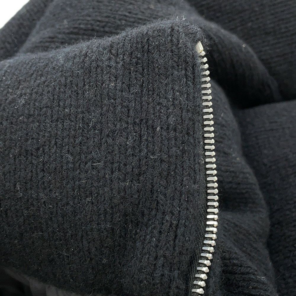 プラダ ダウンジャケット ニットダウンジャケット ウール レディースサイズ36 P25I07 PRADA アウター 黒