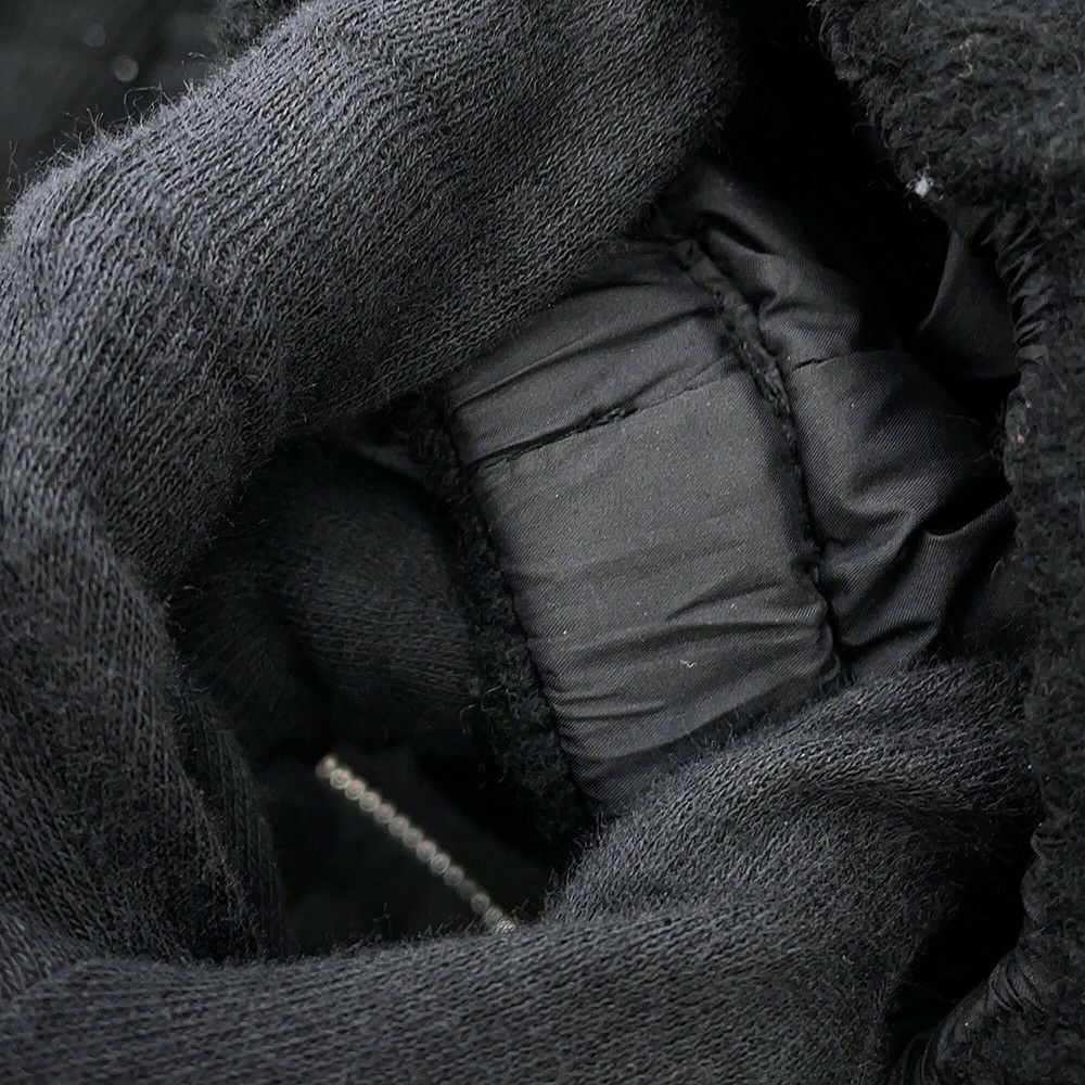 プラダ ダウンジャケット ニットダウンジャケット ウール レディースサイズ36 P25I07 PRADA アウター 黒