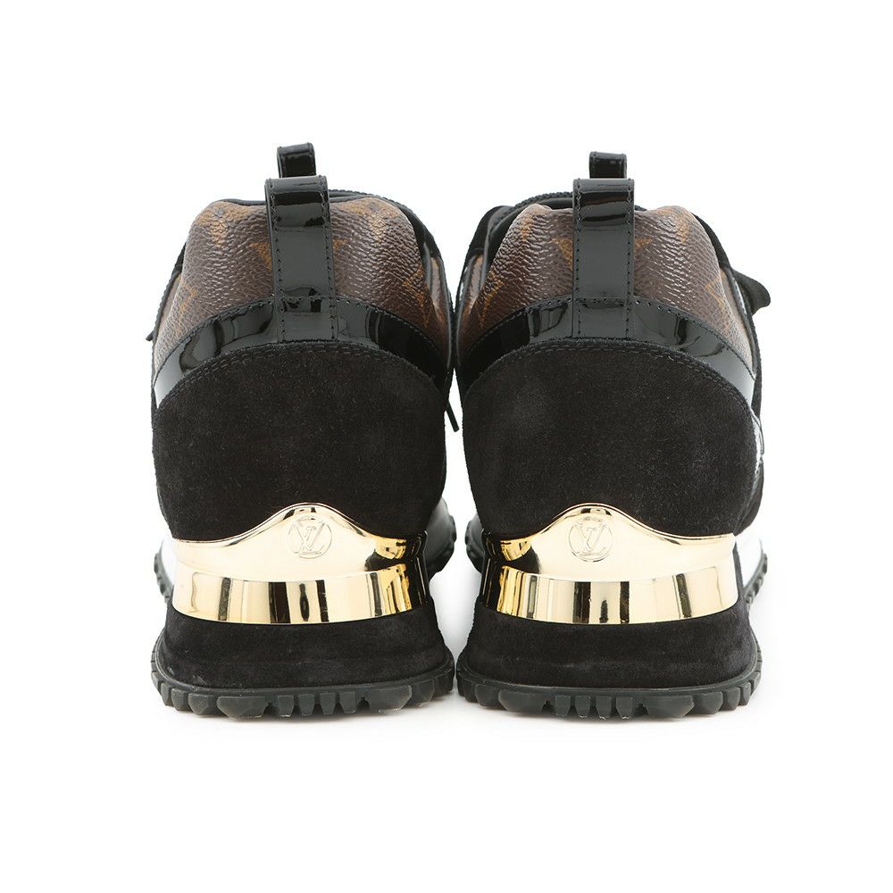 ルイヴィトン スニーカー モノグラム ランアウェイ スニーカー レディースサイズ38 1A3CW4 LOUIS VUITTON 靴 ブラック 黒