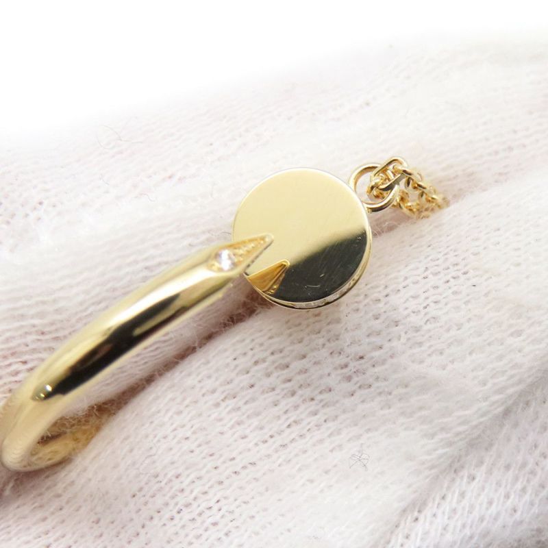 カルティエ ネックレス ジュスト アン クル ダイヤモンド 14P 計0.12ct K18YGイエローゴールド B7224890 Cartier ペンダント