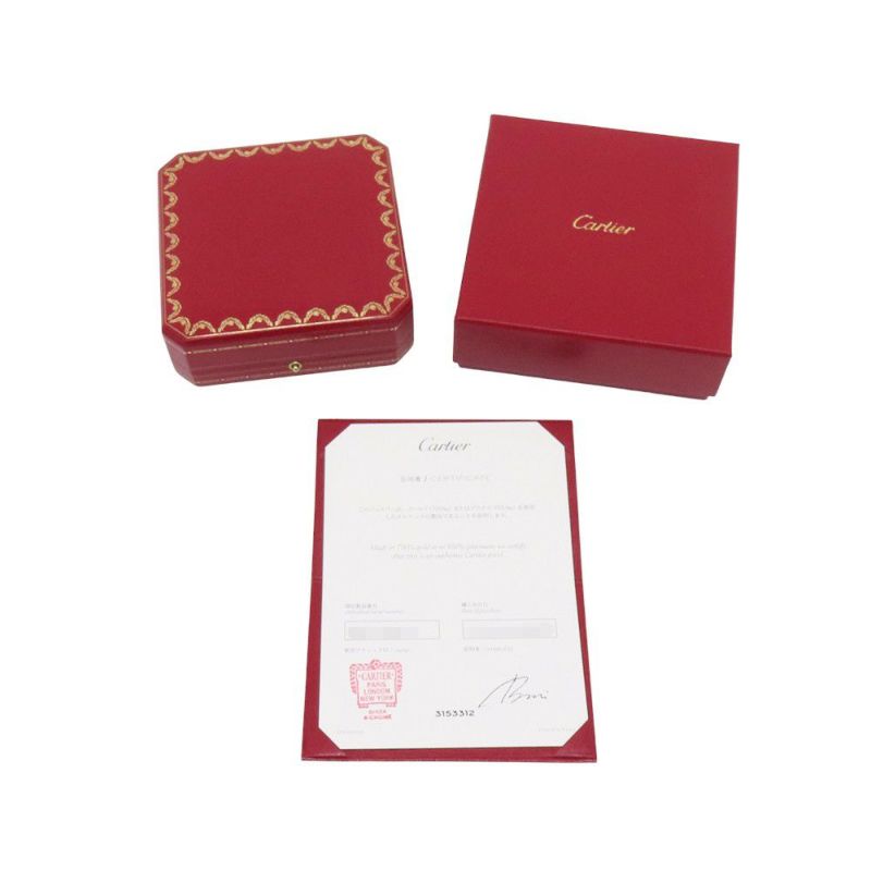 カルティエ ネックレス ジュスト アン クル ダイヤモンド 14P 計0.12ct K18YGイエローゴールド B7224890 Cartier ペンダント